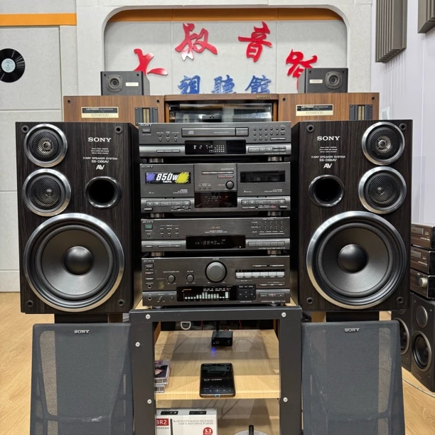 8新 Sony/索尼 8寸低音A60组合音响6件套，功能全好运费自理