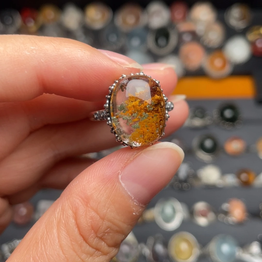 水晶戒指银S925镶嵌1111111111111