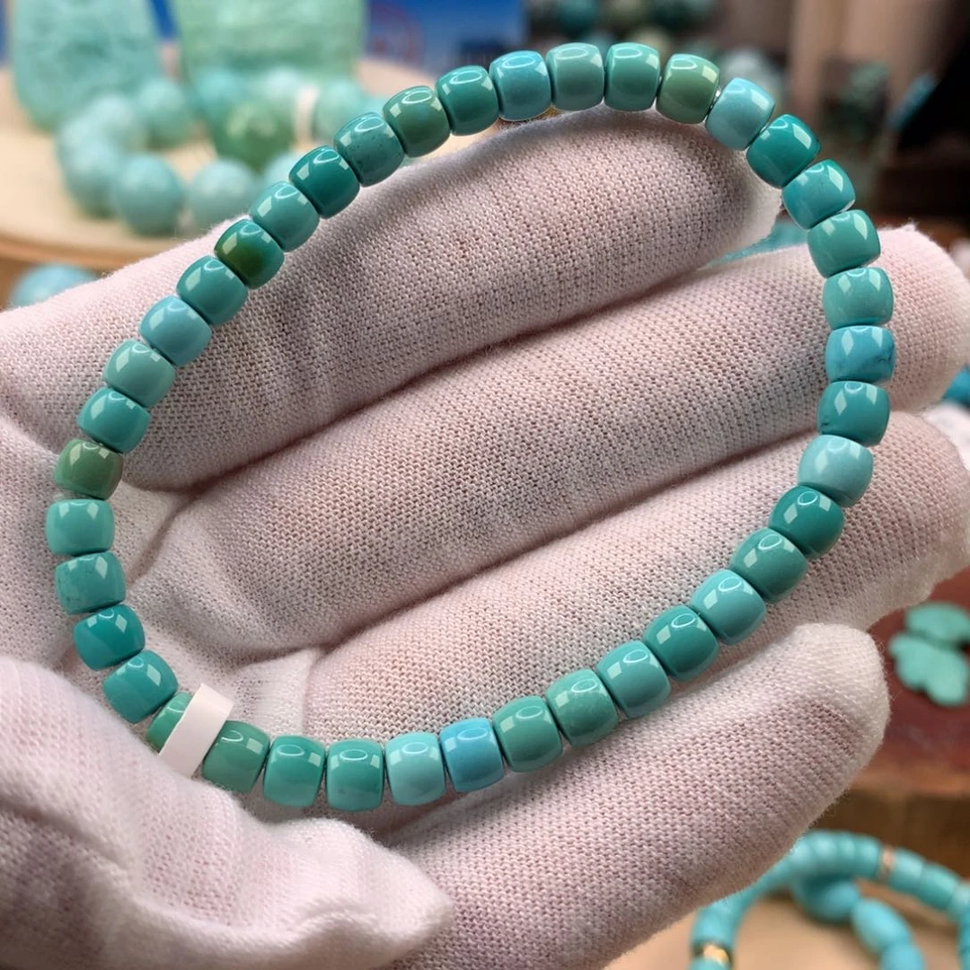 绿松石未镶嵌珠宝奇石5.3mm