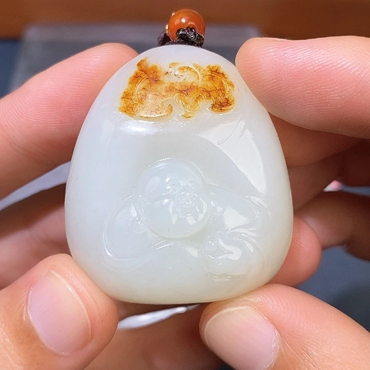 和田玉未镶嵌颈饰A7