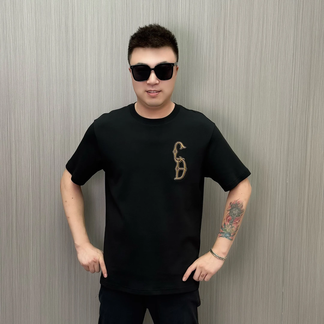 【7123】秋冬新款 男士打底 微阔简约 百搭 宽松半袖