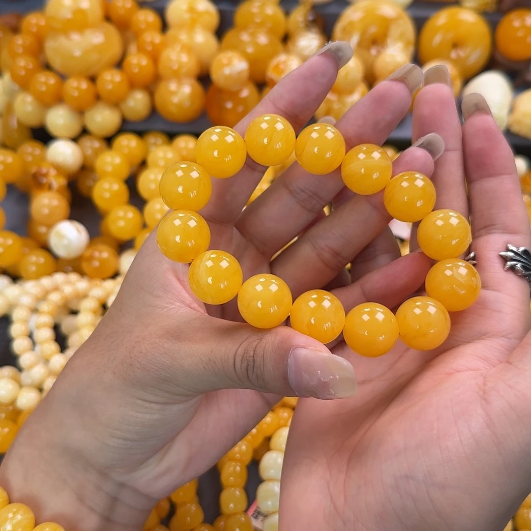 蜜蜡未镶嵌珠宝奇石同料17mm