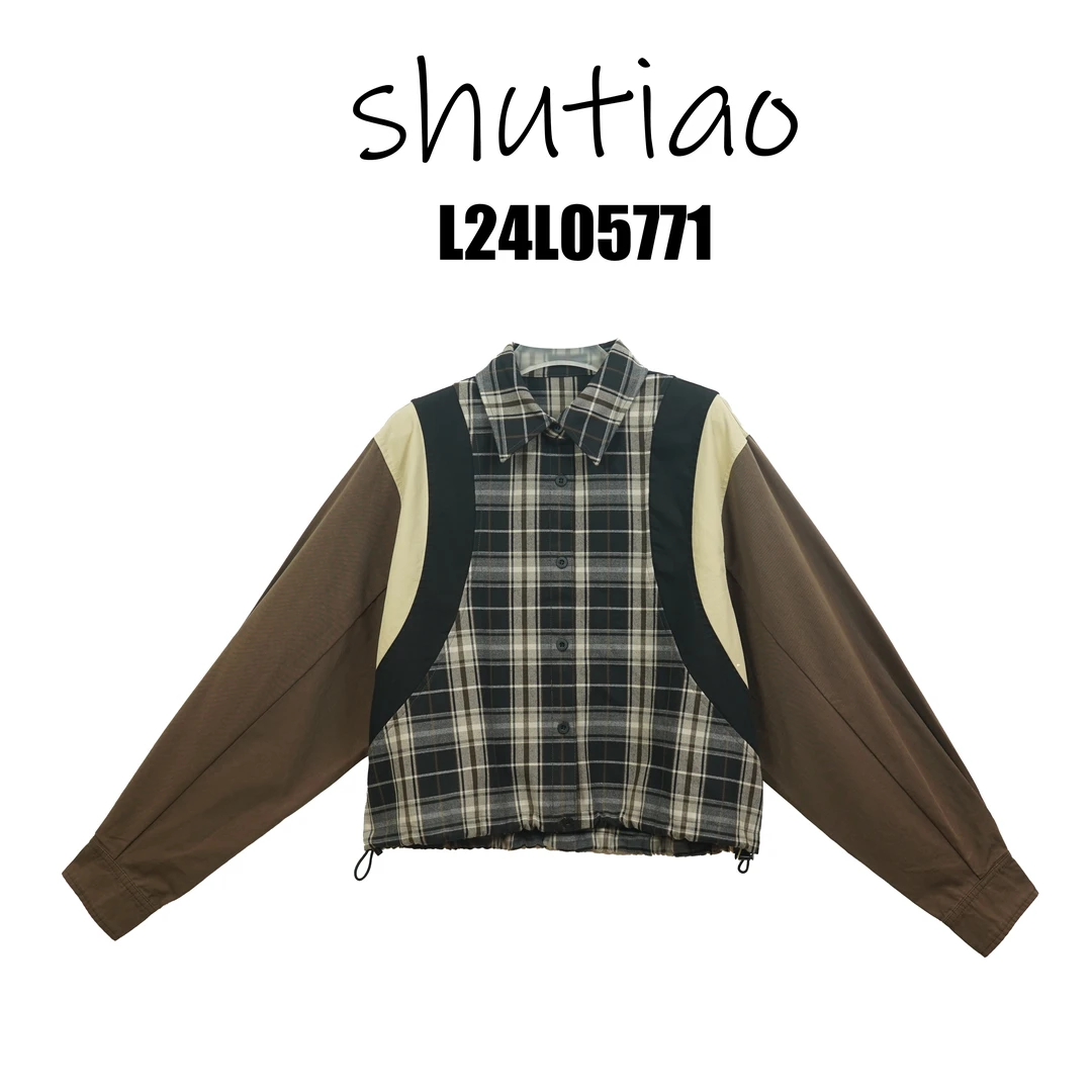 【SHUTIAO】2024秋冬：新款小众设计款衬衫L24L05771