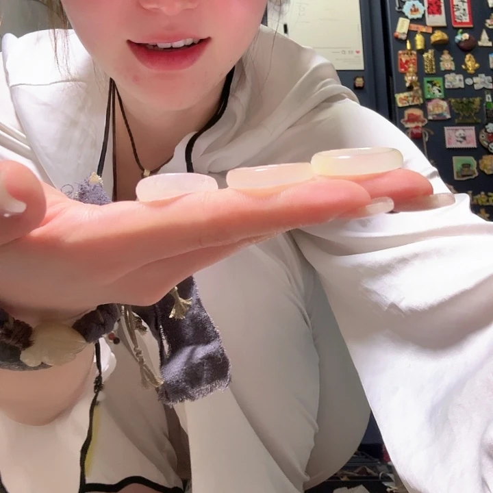岫玉未镶嵌戒指内径20