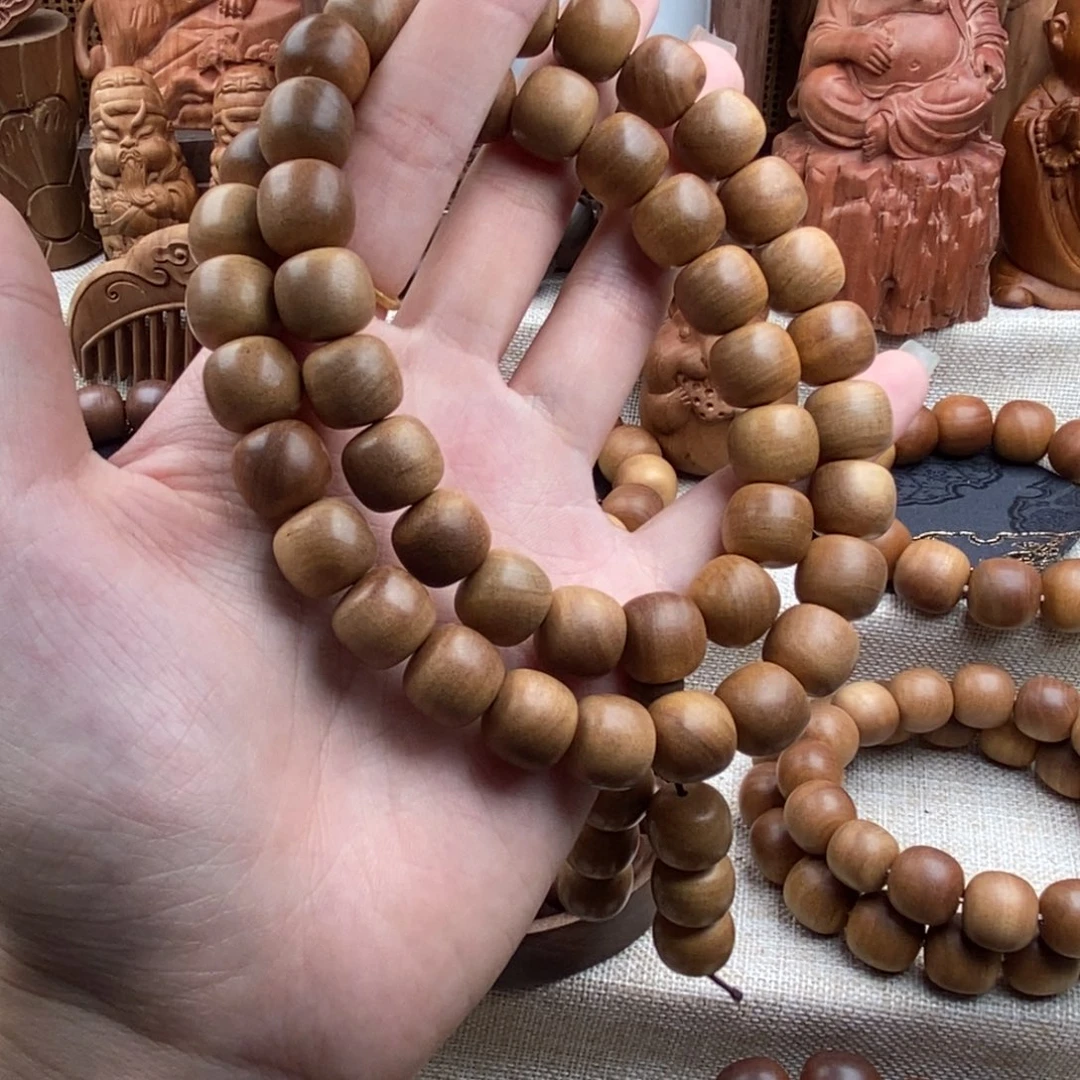 手串/手链檀香木迈索尔，老山檀香，奶香12.13双圈