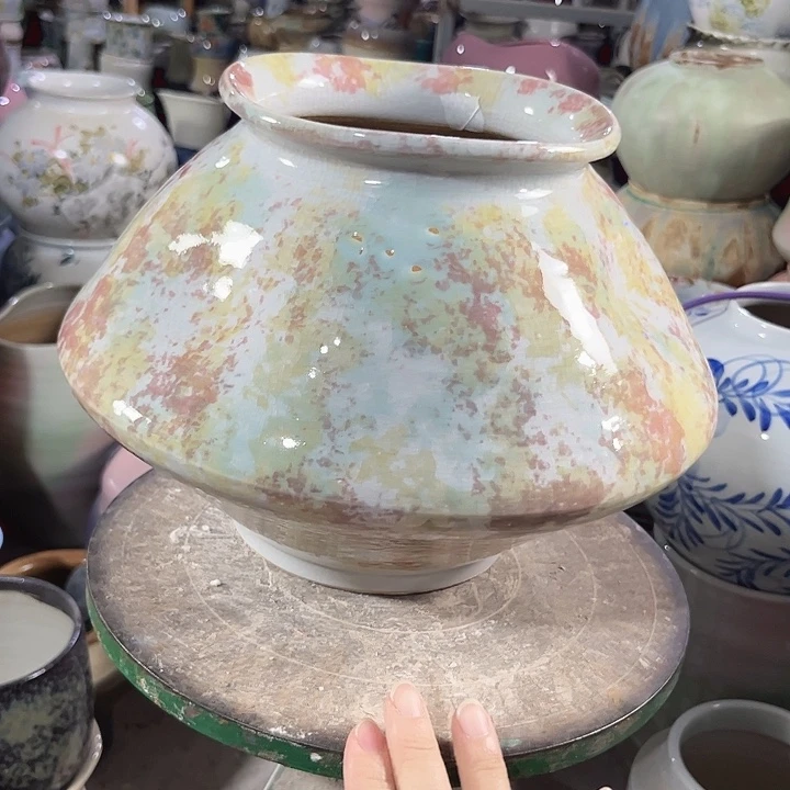 瓶口13高21瑕景德镇陶瓷学院