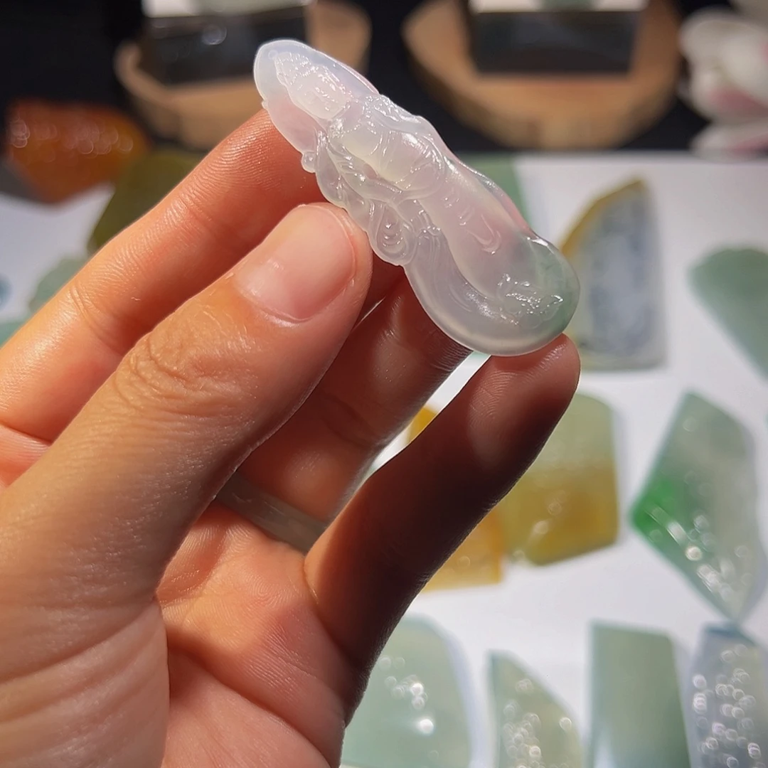 定制翡翠未镶嵌天然缅甸A货翡翠