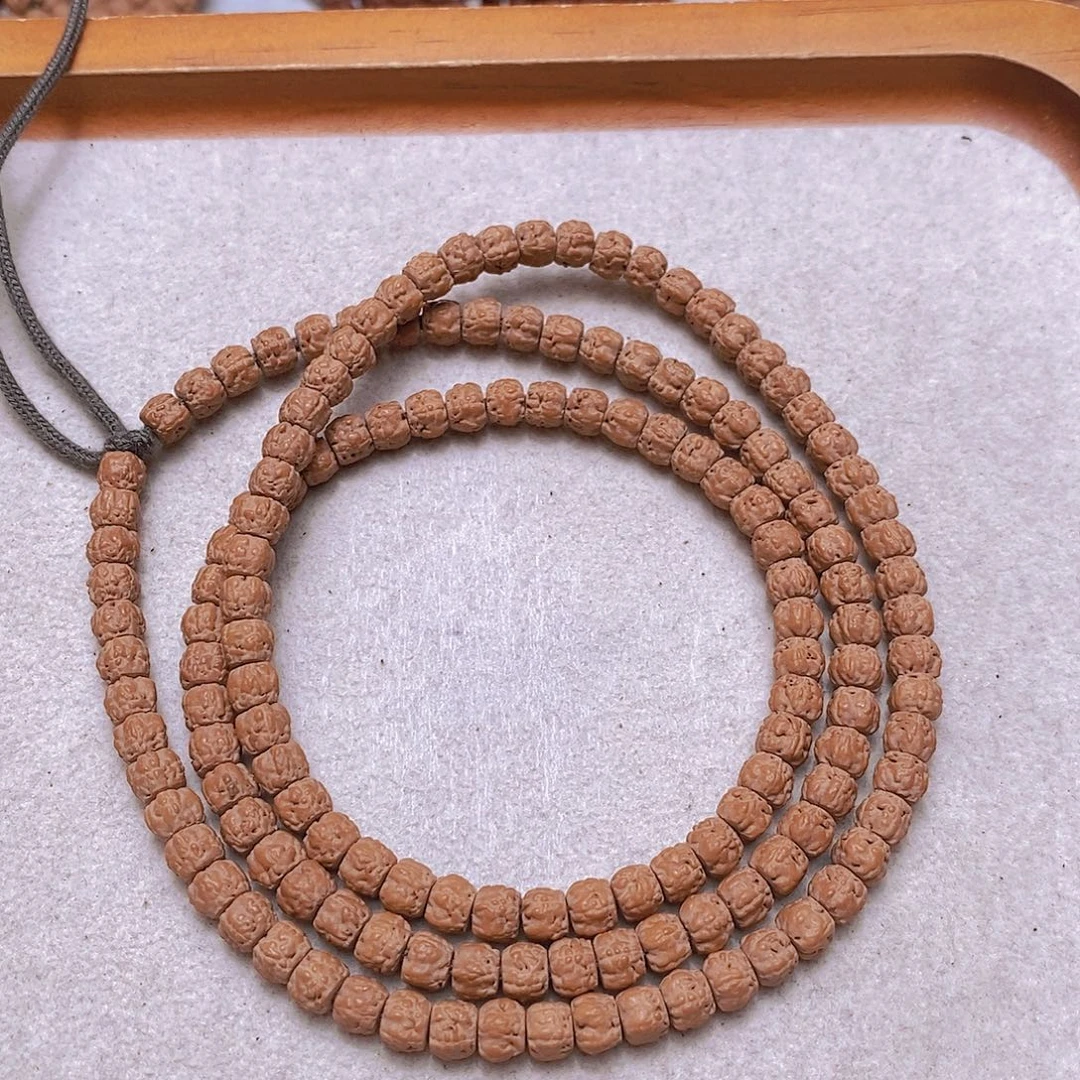 手串金刚菩提龙切小佛手108颗