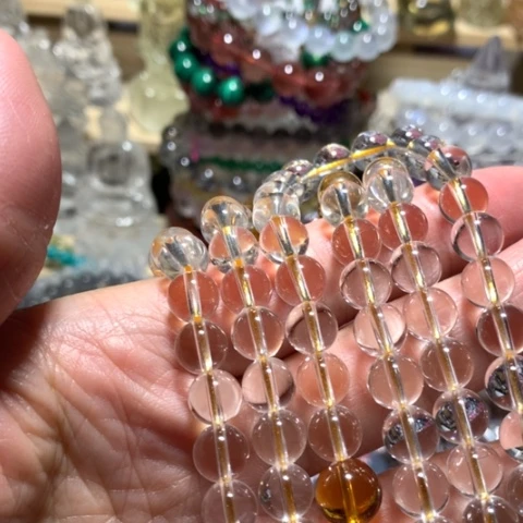 水晶佛珠未镶嵌꒰****꒱8mm佛珠