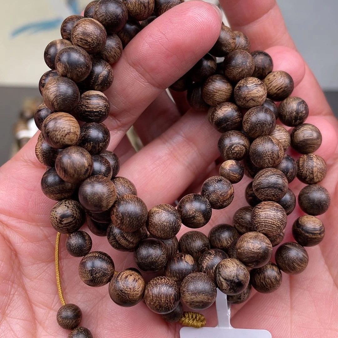 沉香手串用****3越南芽庄白棋虎皮瘿子瘤疤s