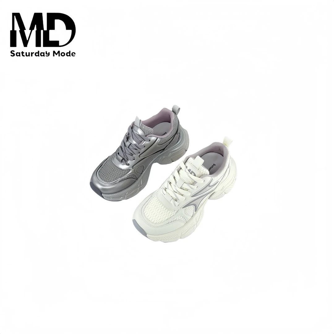 SATURDAYMODE休闲老爹鞋时尚厚底潮流网面百搭3112E52