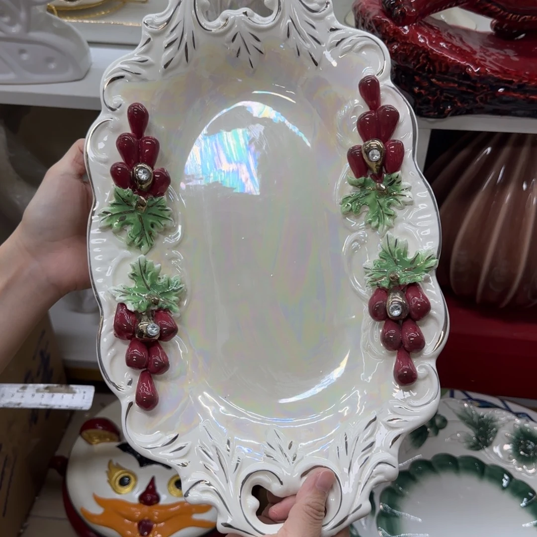 瓷片陶瓷工艺艺术花瓶摆件