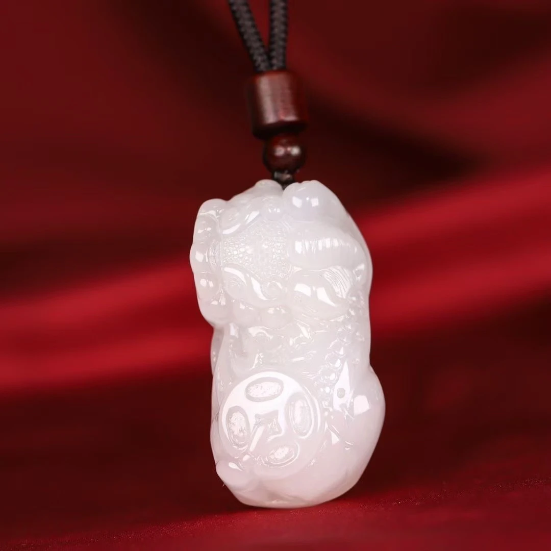 金丝玉貔貅吊坠精品细腻油润时尚百搭精工雕刻款