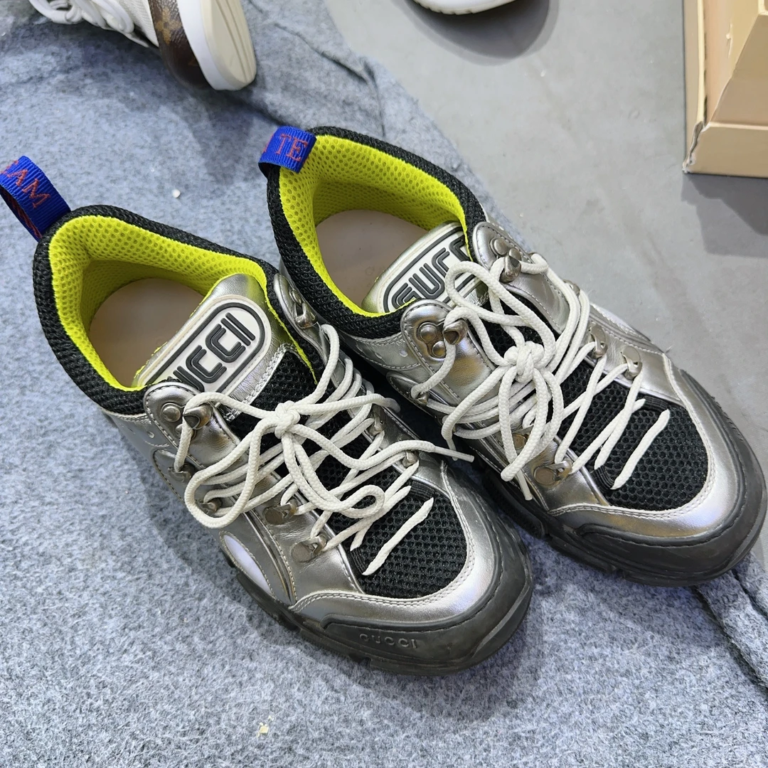 95新 GUCCI/古驰 古驰球鞋39码拼色