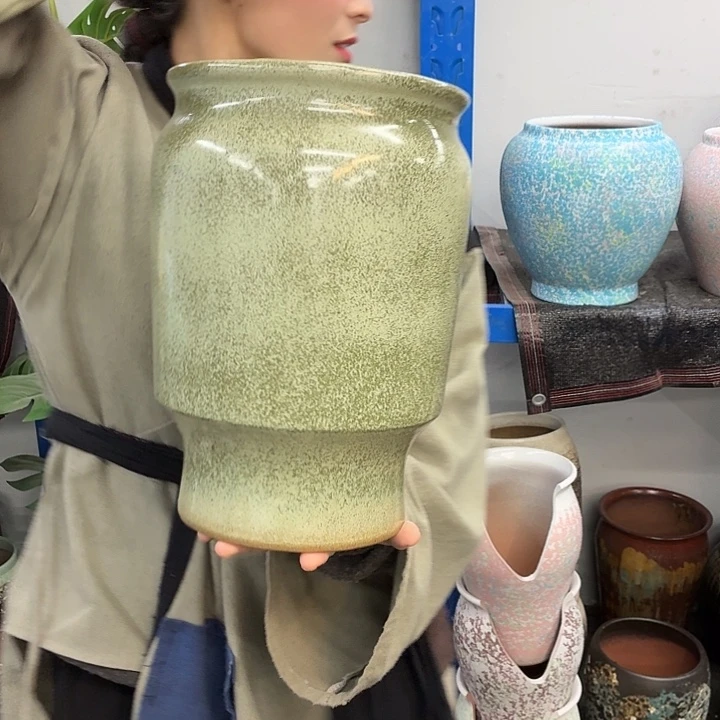 20×30 -粗陶花盆有孔-买买买