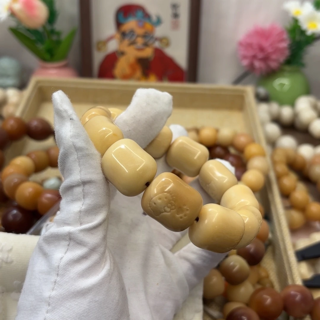 吊坠菩提根/象牙果牙果瑕疵机抛925