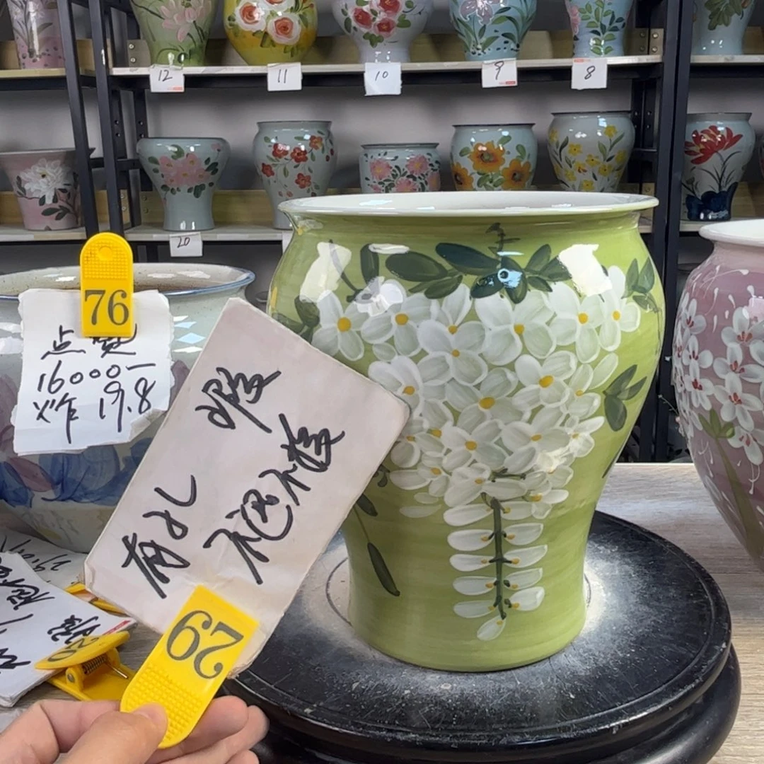 罐1tc景德镇陶瓷花盆