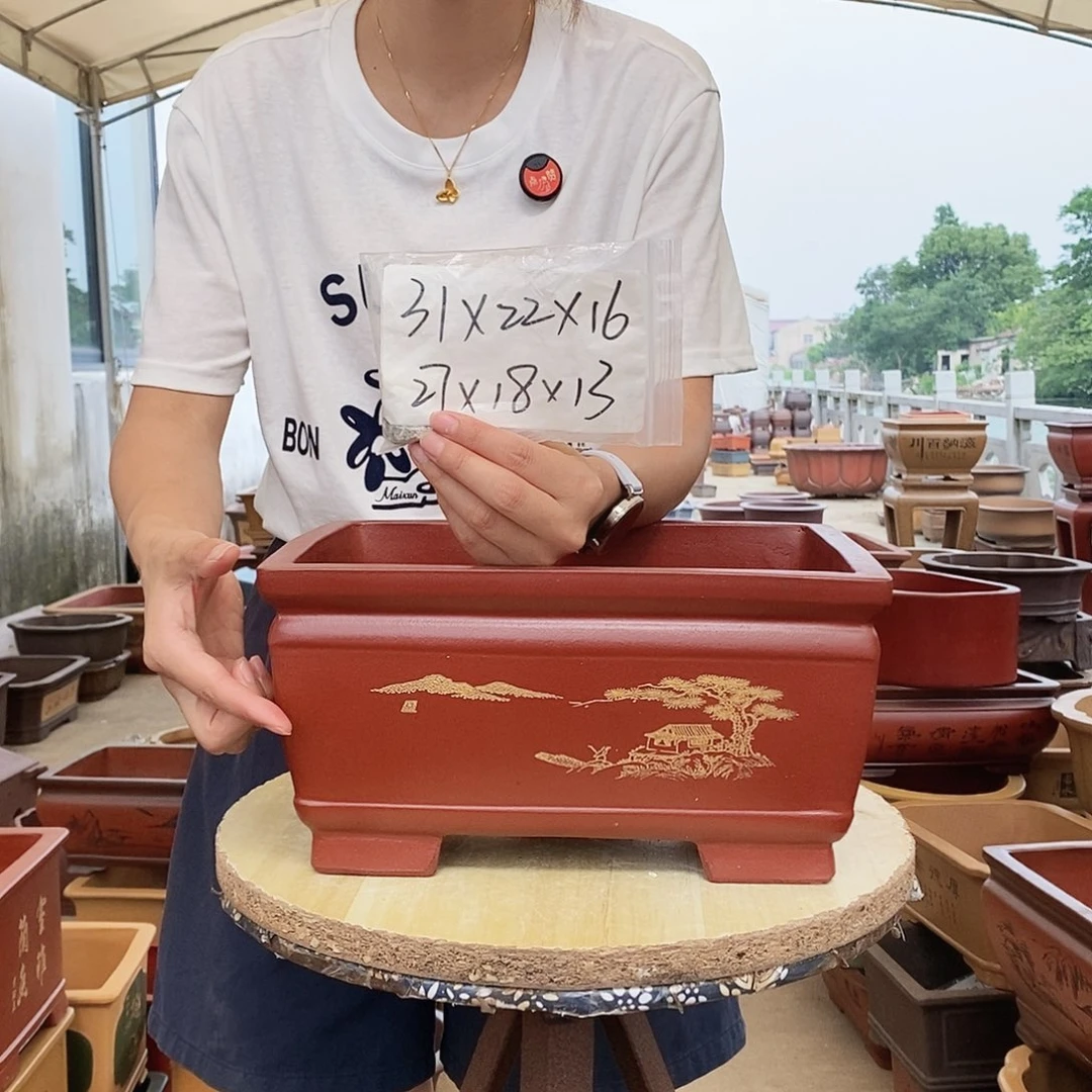 紫砂花盆紫砂花盆