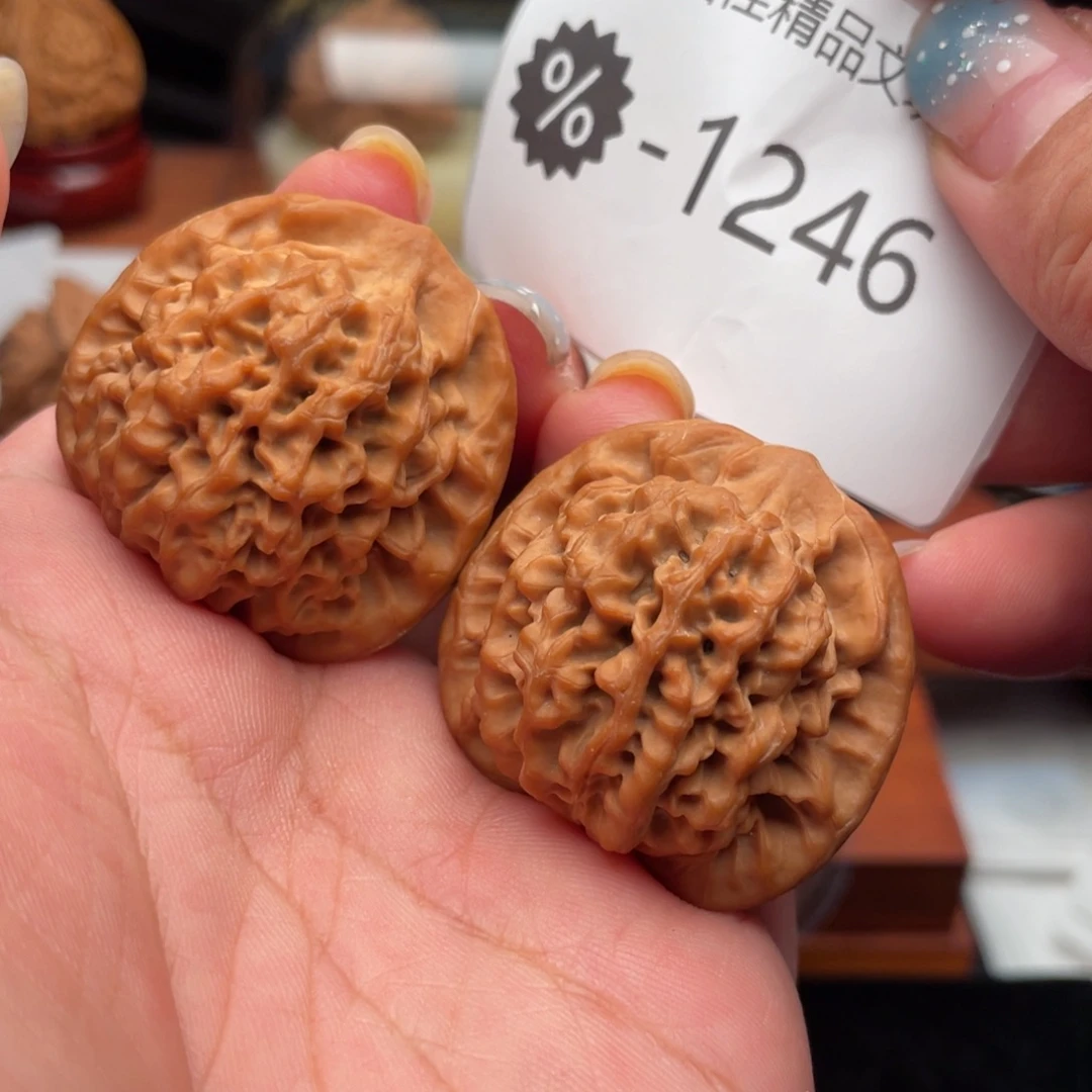 把件文玩核桃37精配秦闷