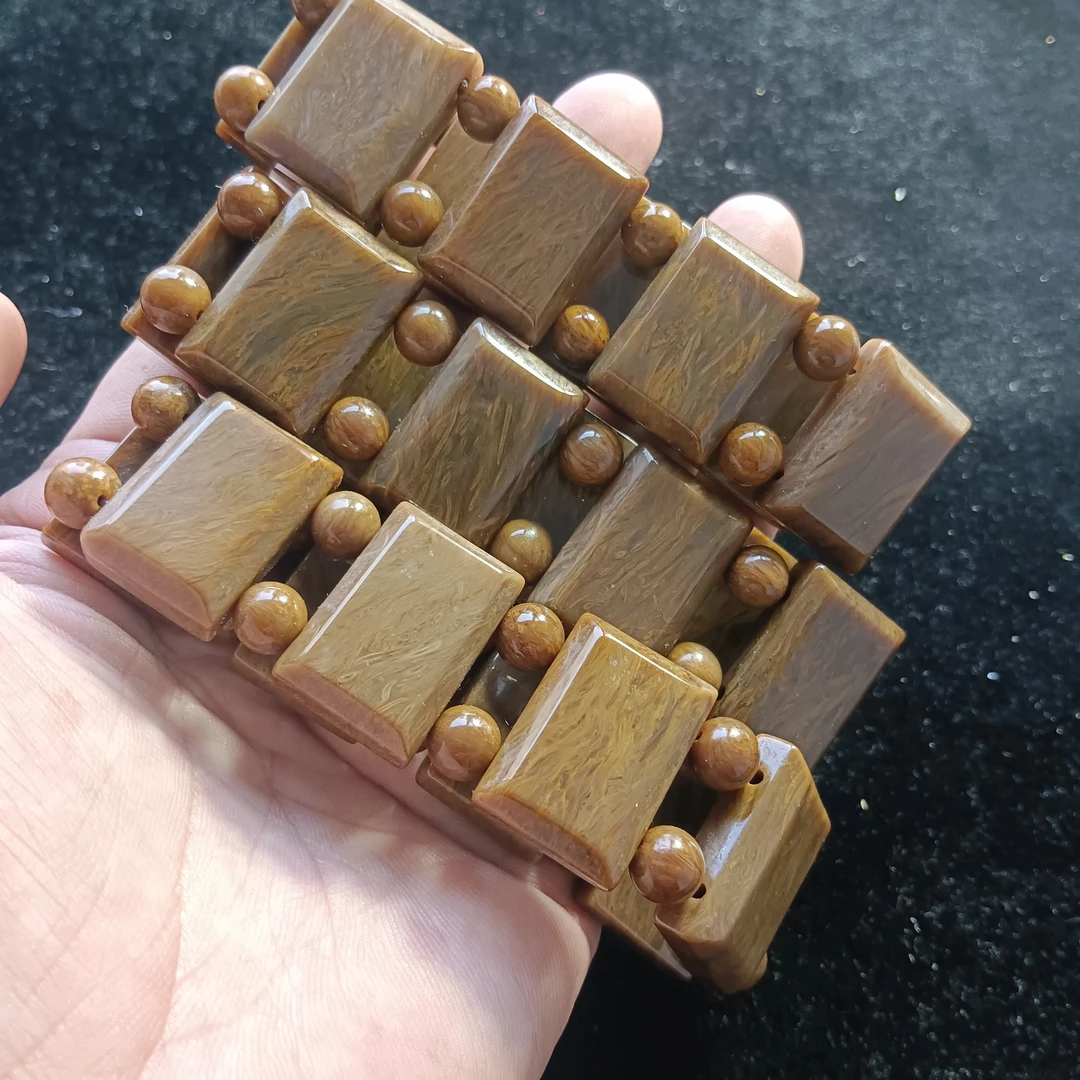 石英石手链 草化玉手牌，随机发货