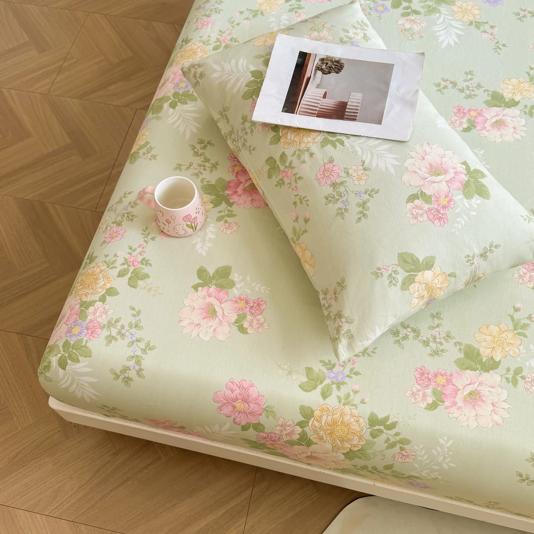 全规格纯棉床笠135x200床罩100x200全棉1.8x2.2四季通用0.9x2.0