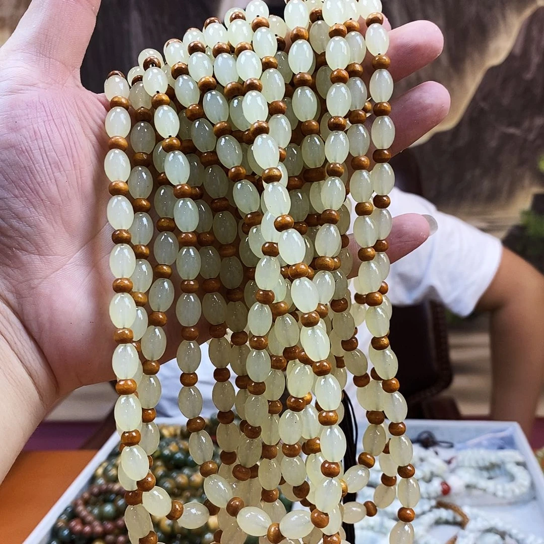 颈饰未镶嵌和田玉多样性随机发一