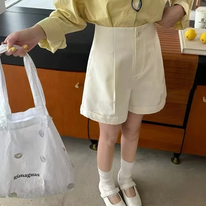 【NO退NO换】韩版休闲高腰显瘦短裤25022  有口袋