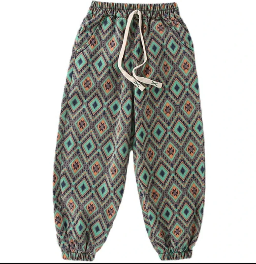 夏季嘻哈儿童九分防蚊裤春款印花时尚休闲韩版小童中大童潮流帅气