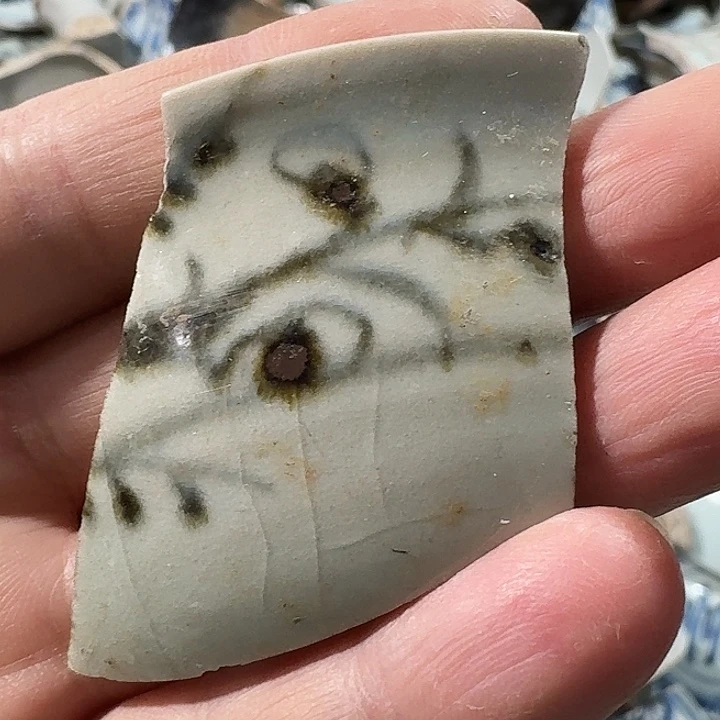 矿***野瓷片瓷片标本，顺丰包邮