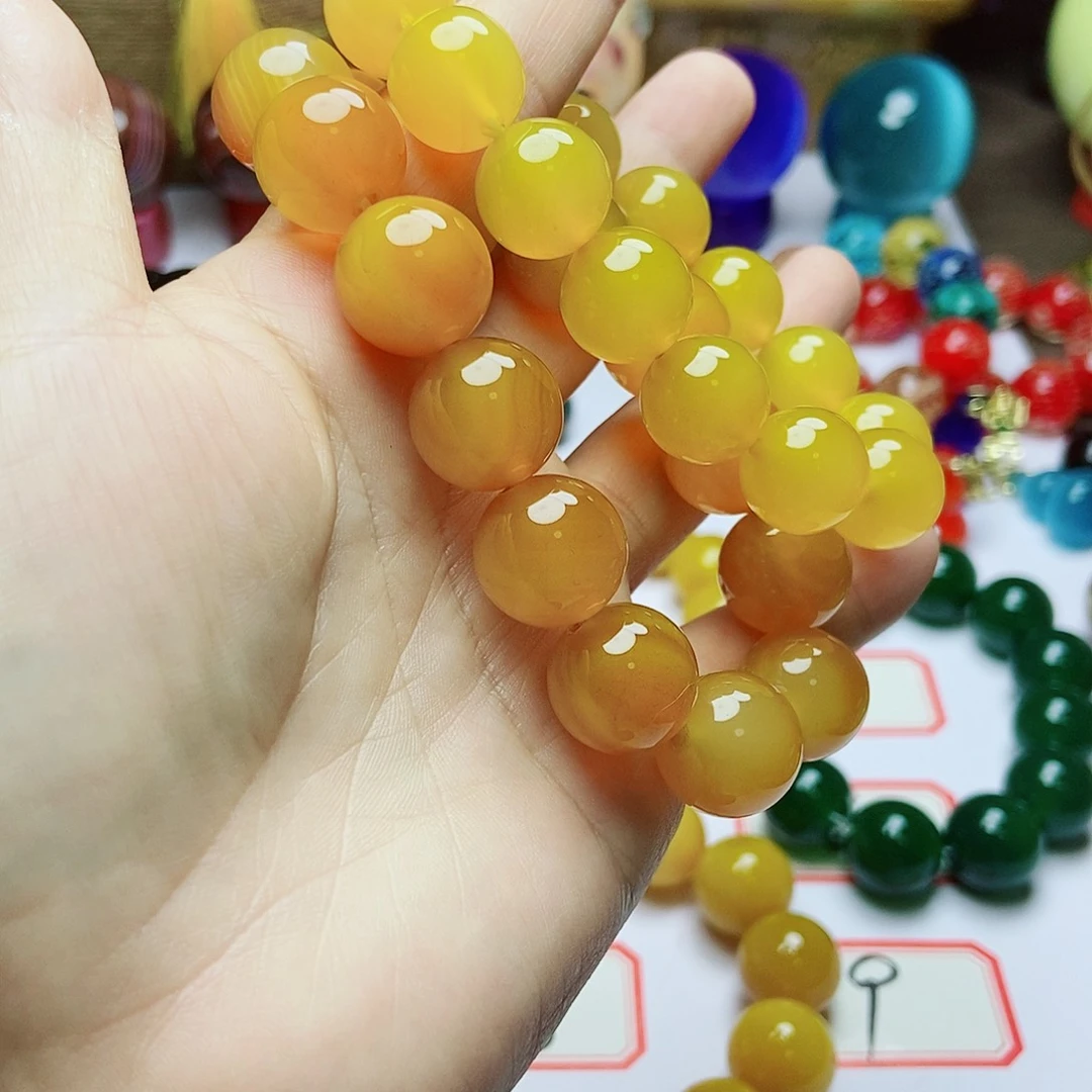皓***成玛瑙/玉髓未镶嵌手链