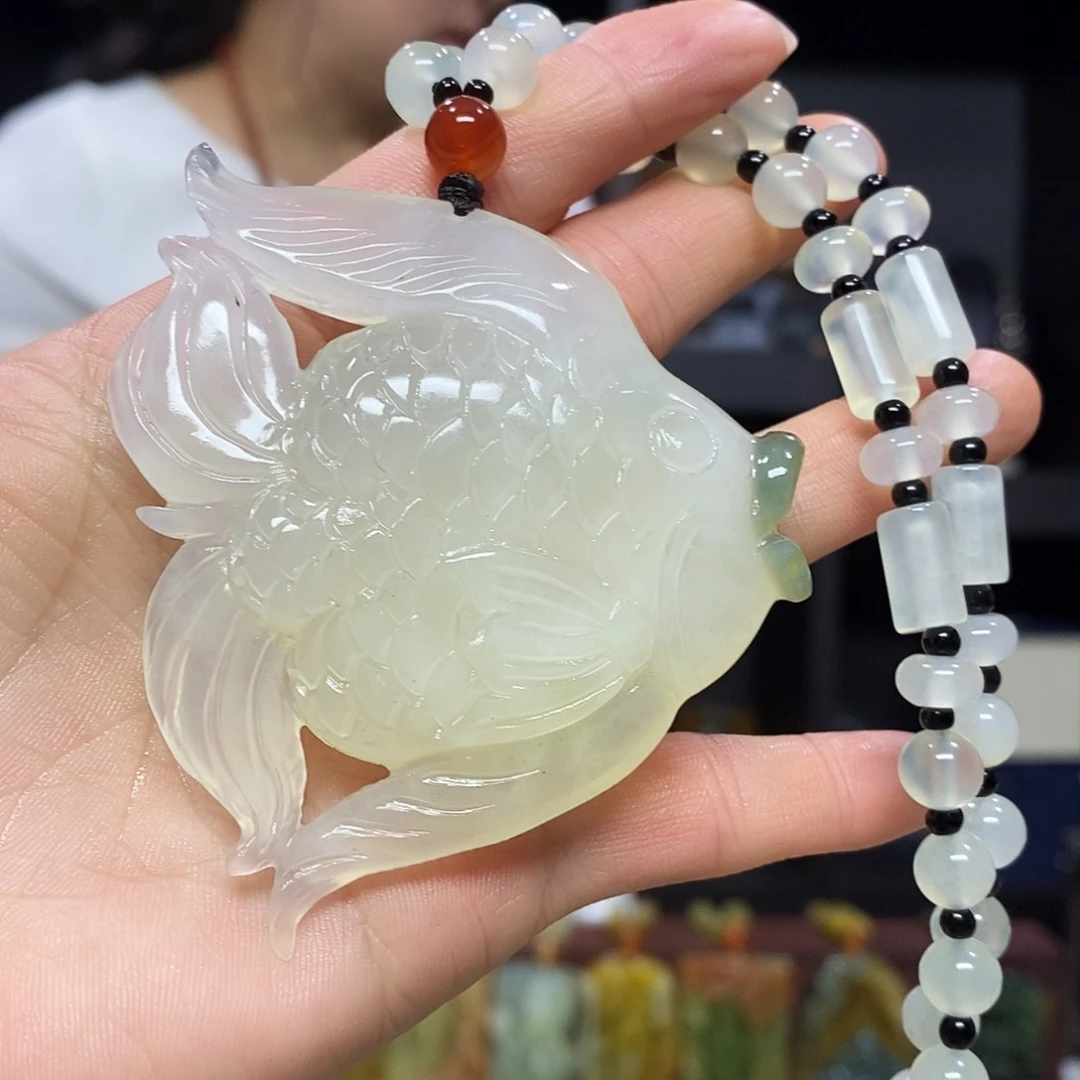 未镶嵌岫玉挂件吊坠