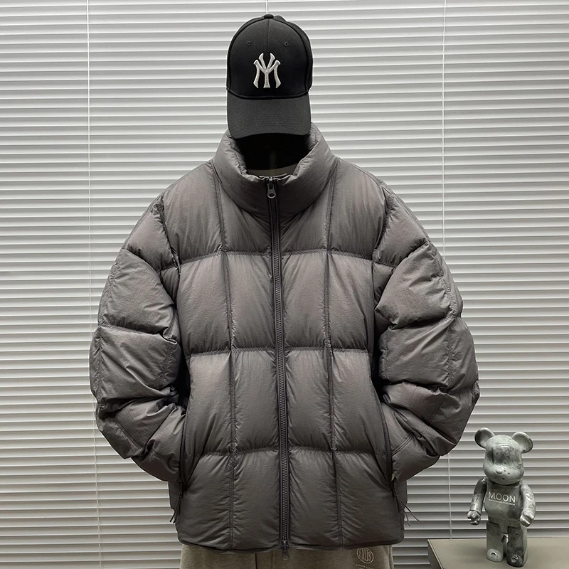 （阿珂高定）原创正品冬季青少年加厚宽松羽绒服高充绒量面包服外套