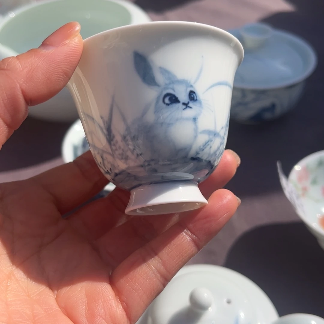 瓷片瓷*茶外场代购杯子杯子