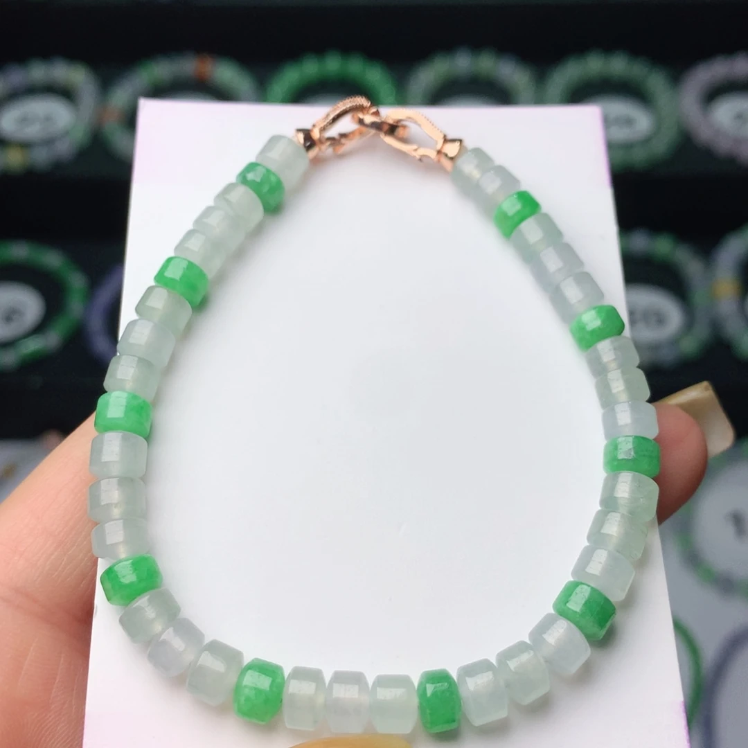 翡翠未镶嵌手链翡翠
