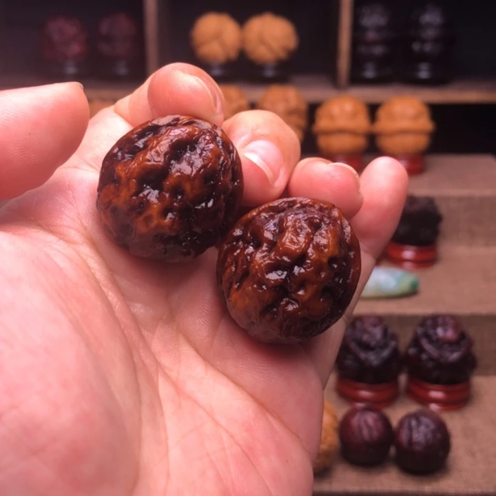 吊坠橄榄核8脑纹蛙30