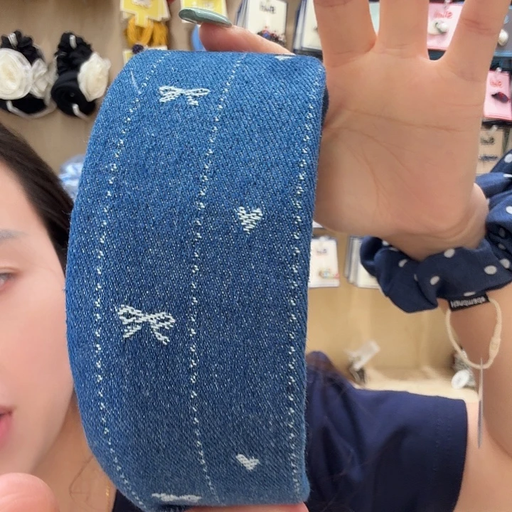 铁合金皮质牛仔发箍30