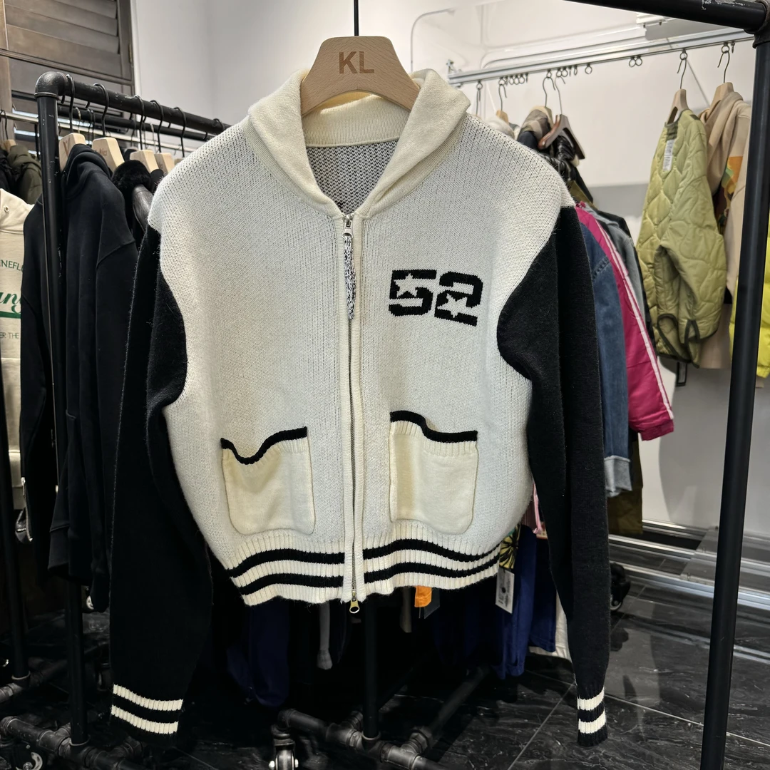 时尚休闲设计师款连帽毛衣V73MY03