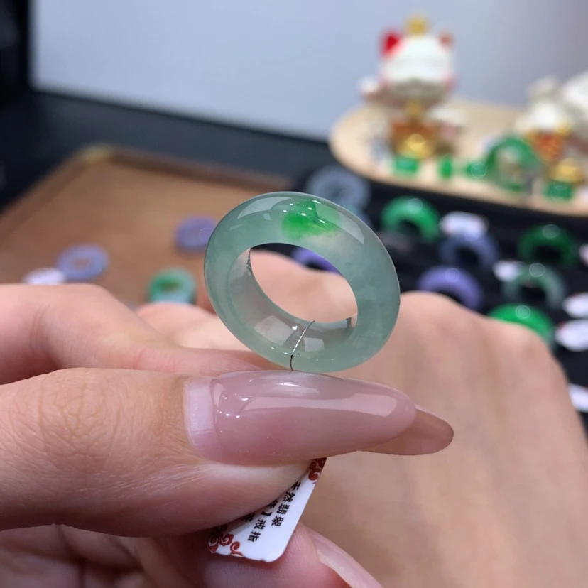 【闪购商品】未镶嵌戒指翡翠6-7