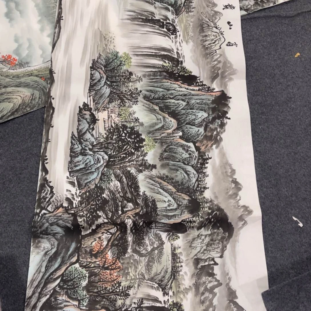 国画处理作品看好再拍哦