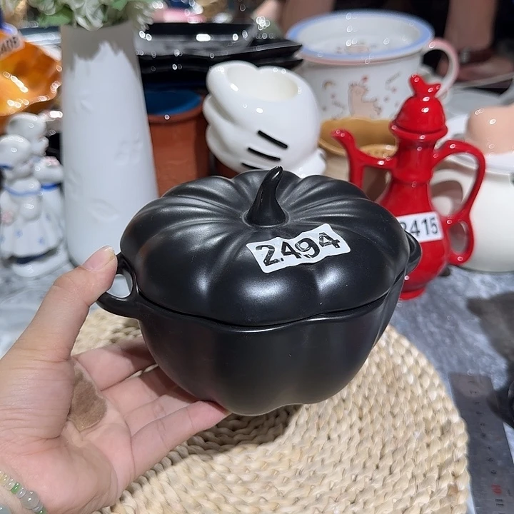 瓷片微瑕陶瓷介意慎拍2494