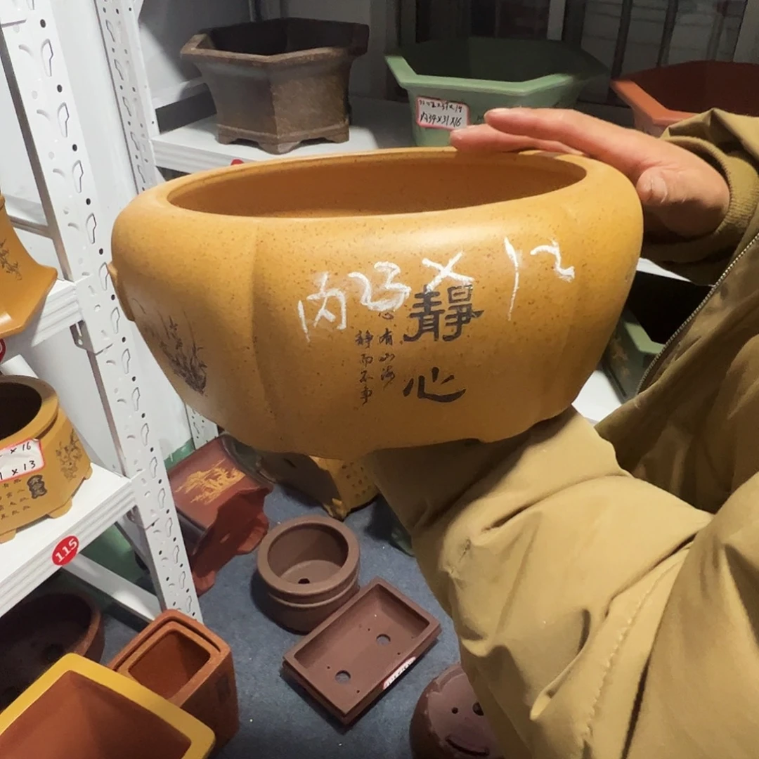 紫砂花盆紫砂花盆