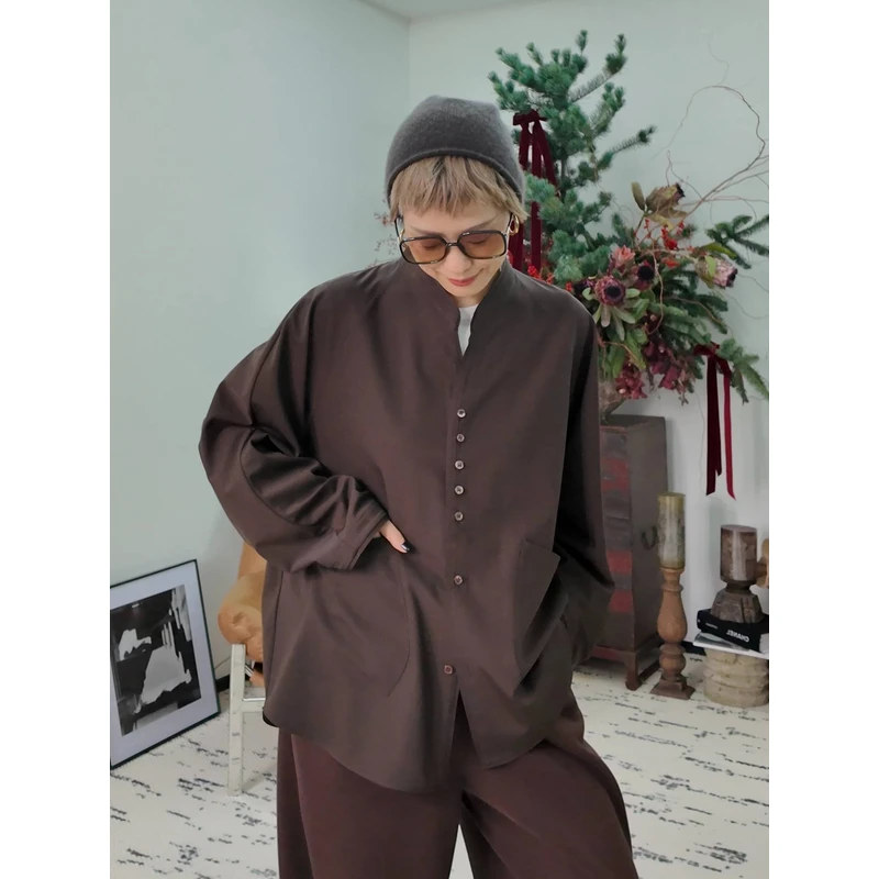 【东方极简主义】LIY禅意羊毛衬衫  预售12天