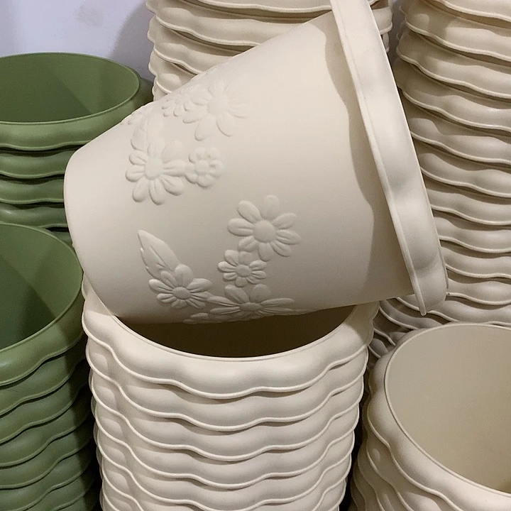 浮雕口24高24米白3个