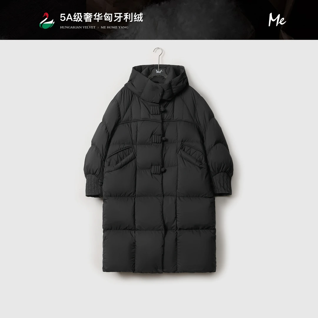 ME【黑糖积木】匈牙利进口白鹅绒松软泡芙御寒保暖羽绒服MEQA5506