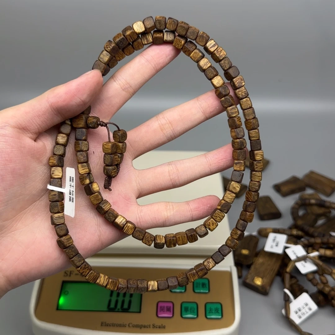 沉香手串108颗手链