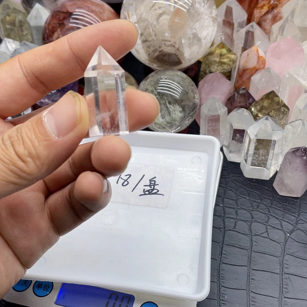 珠宝半成品未镶嵌水晶37蓝针