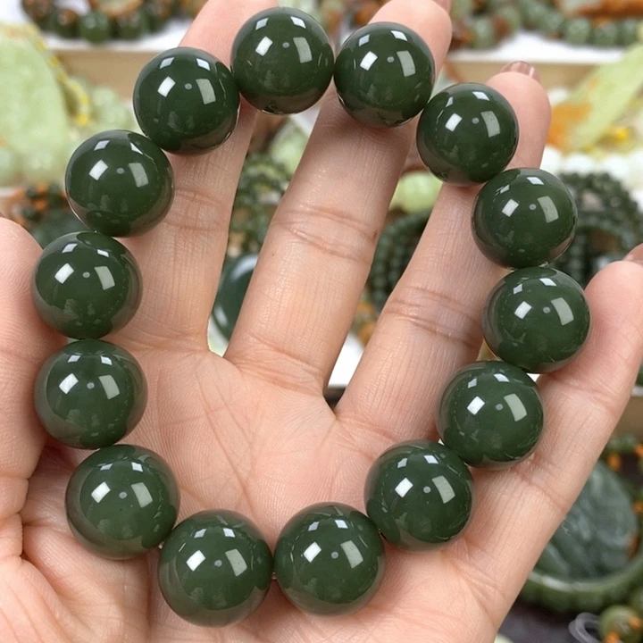 【闪购商品】透闪石质玉手串未镶嵌
