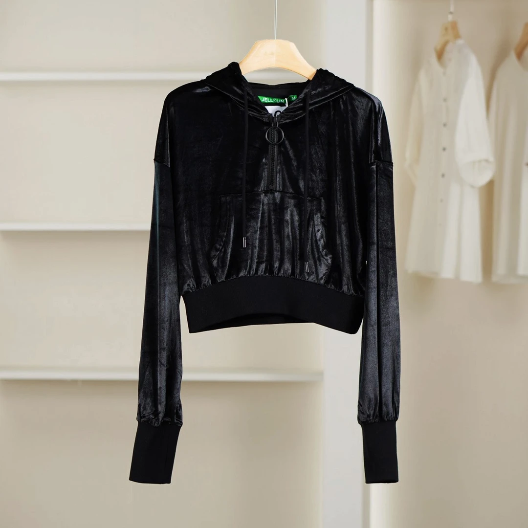 麦迪尚品【林Y】5092899 休闲连帽长袖卫衣春秋专柜折扣女装