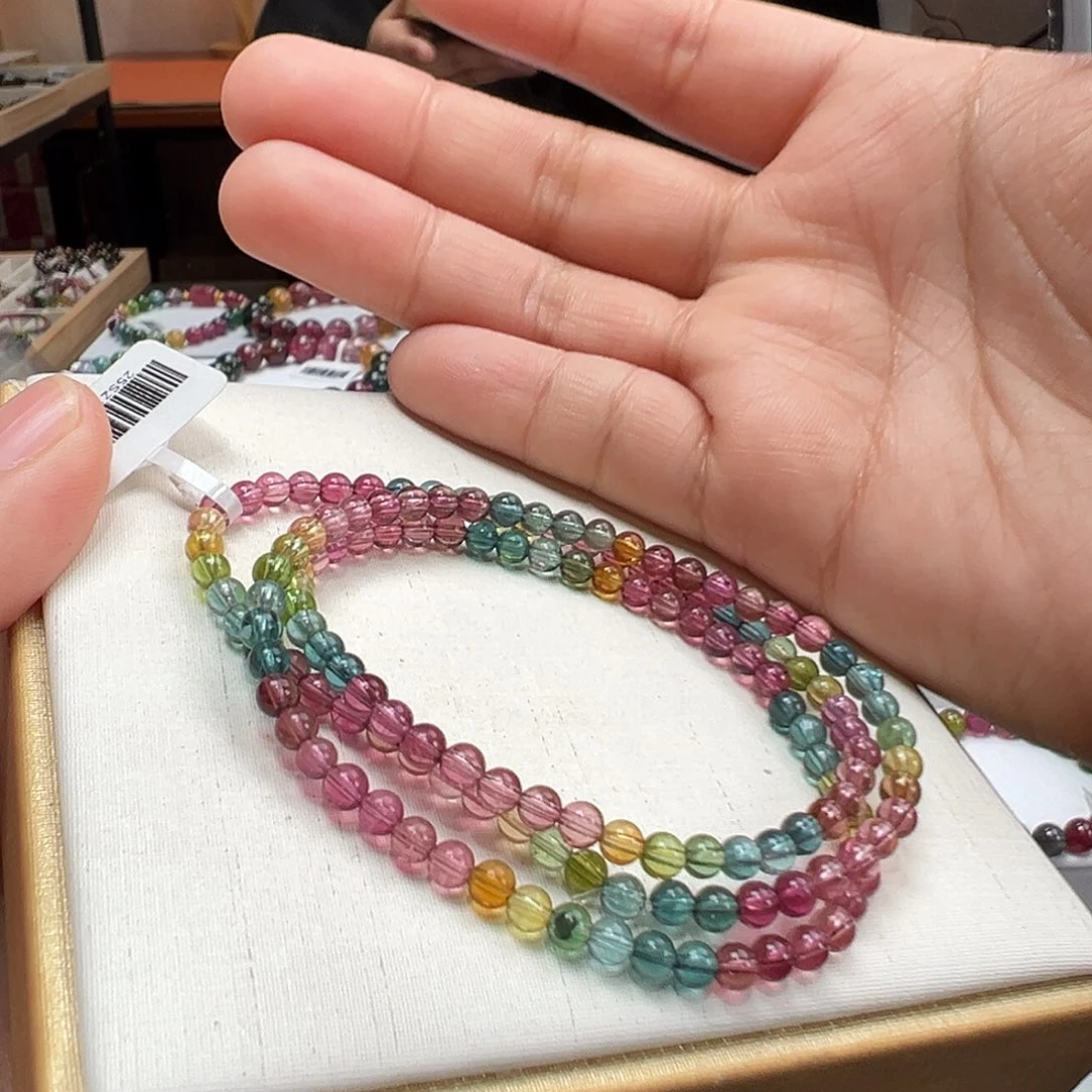 未镶嵌碧玺手串3.9mmmmmmmm