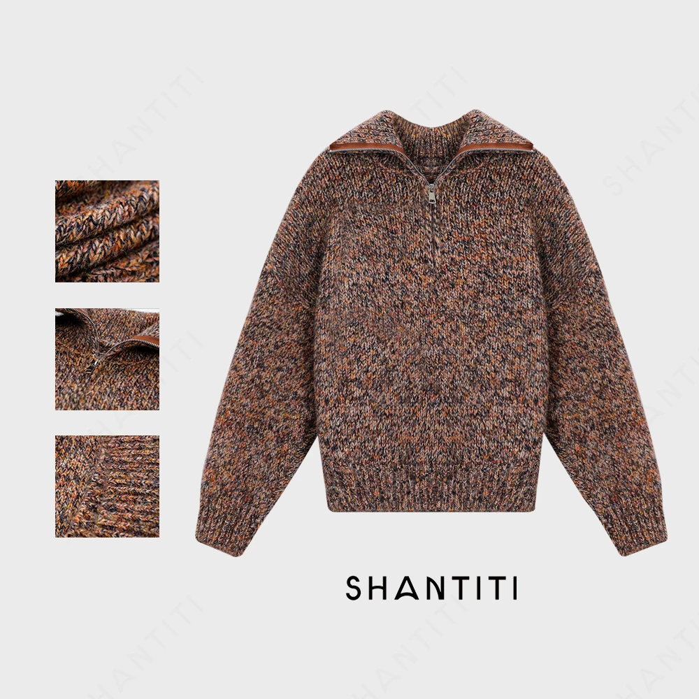 羊毛衫高级感女装显瘦24年新款过年不缩水濮院羊毛毛衣【晓晓严选】